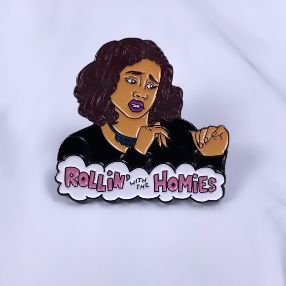 Jewelry - Rollin with The Homies Enamel Pin/ Brooch